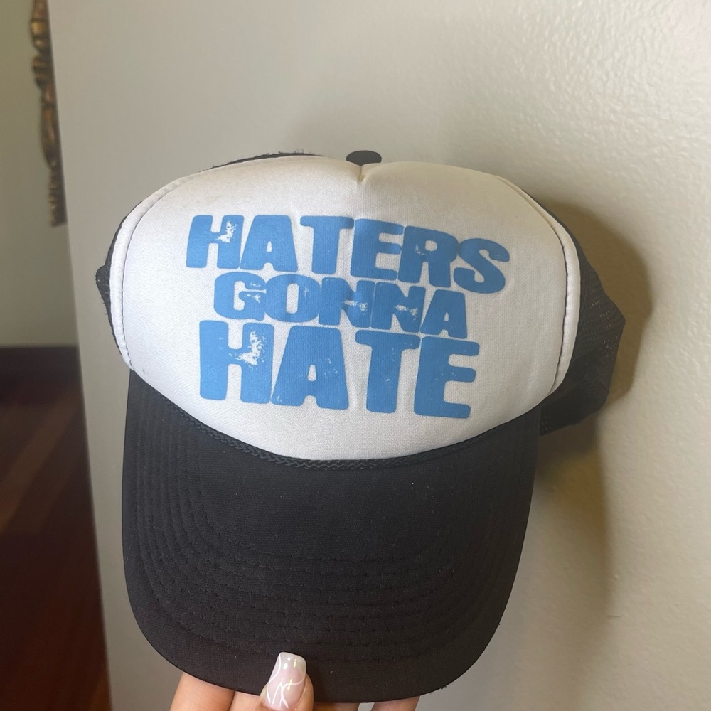 haters going to hate beach cap